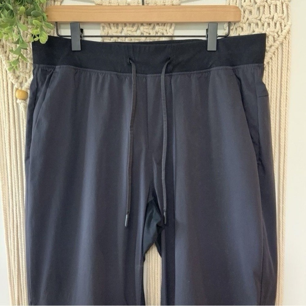 LULULEMON Men's Great Wall Pants 32" Gray Black Size Large - Picture 5 of 16